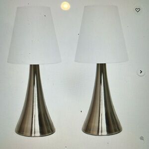 Valencia 2 Pack Min Touch Table Lamp Set New in Box